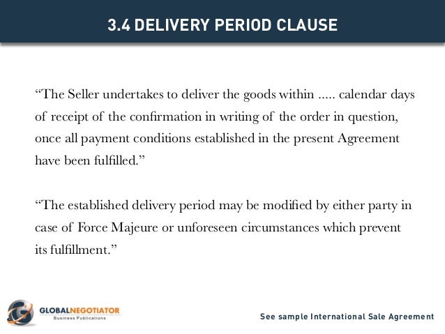 international sale agreement template