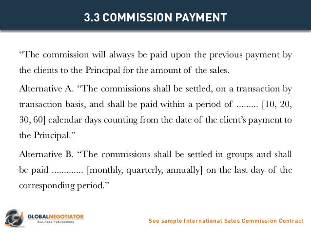Sample Commission Agreement Template from image.slidesharecdn.com