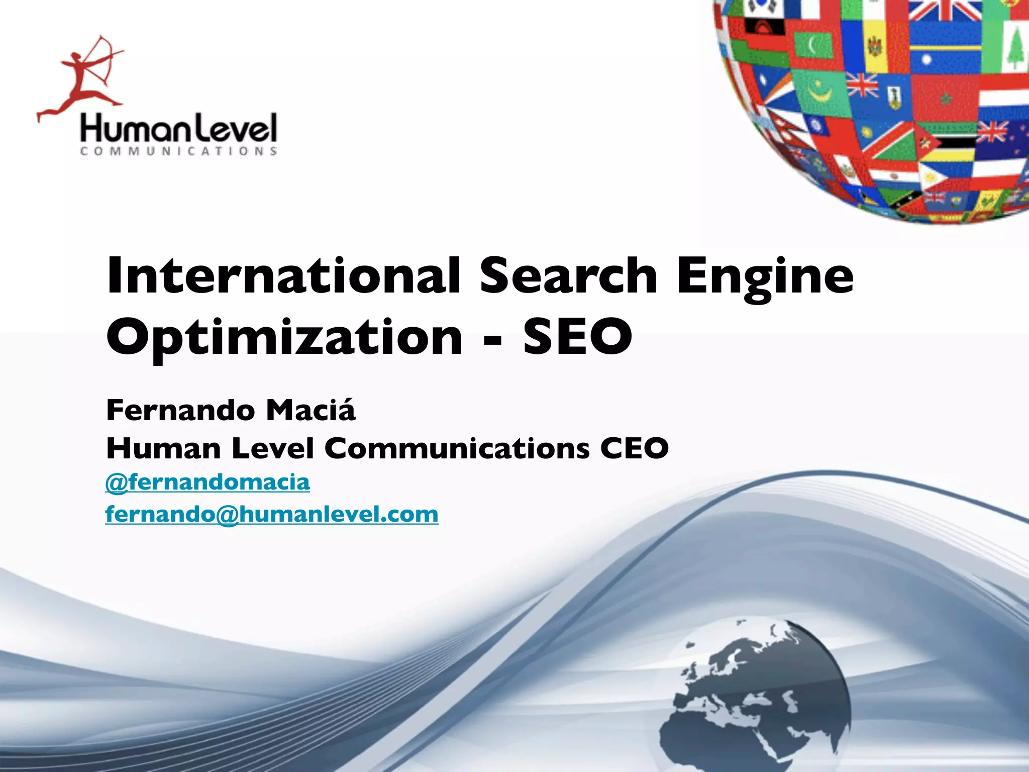 International Search Engine Optimization - Multilingual SEO | PPT