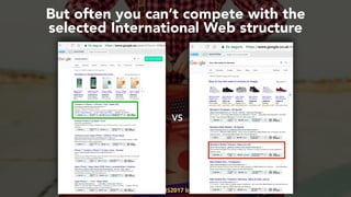 #multinationalSEO at #SMS2017 by @aleyda from @orainti
But often you can’t compete with the  
selected International Web s...