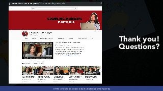 #INTERNATIONALSEO BY @ALEYDA FROM #ORAINTI AT #PUBCON
Thank you!
Questions?
HTTPS://YOUTUBE.COM/C/CRAWLINGMONDAYSBYALEYDA
 
