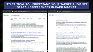 #INTERNATIONALSEO BY @ALEYDA FROM #ORAINTI AT #WAQ19
IT’S CRITICAL TO UNDERSTAND YOUR TARGET AUDIENCE
SEARCH PREFERENCES I...