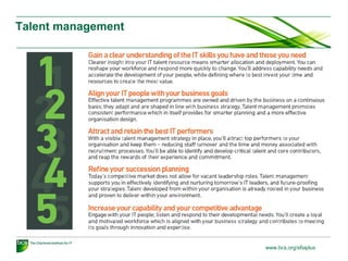 Talent management

www.bcs.org/sfiaplus

 