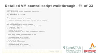 Detailed VM control script walkthrough - #1 of 23
Source - AWS
 