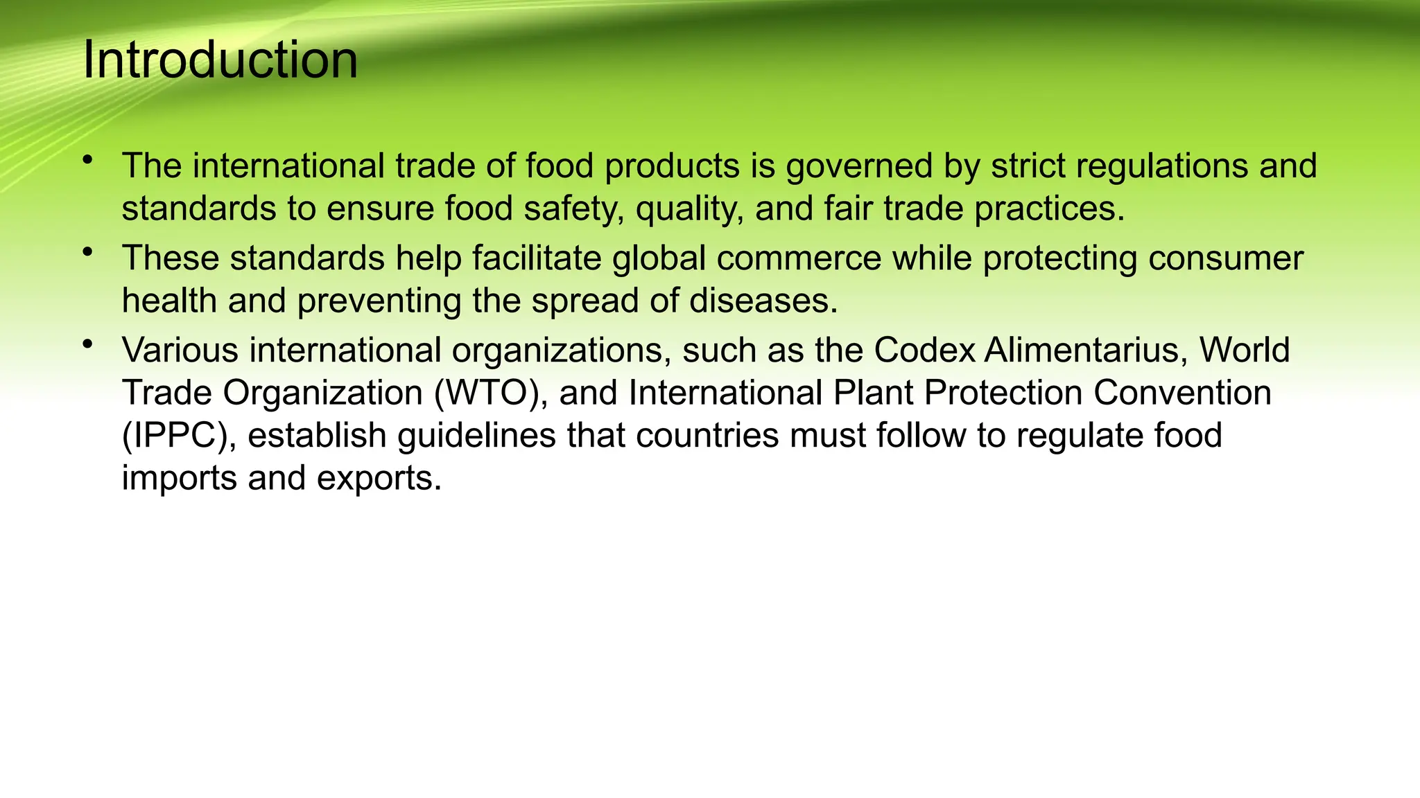 Food Laws and Regulations that applies during Food Handling | PPTX