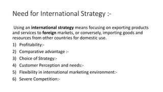 International strategies ppt im-converted