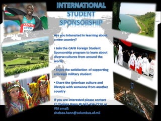 International student sponsorship 