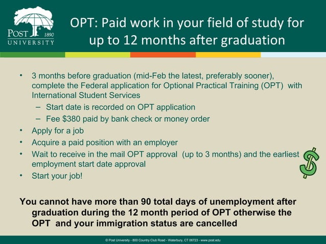 International students CPT/OPT Guidelines | PPT