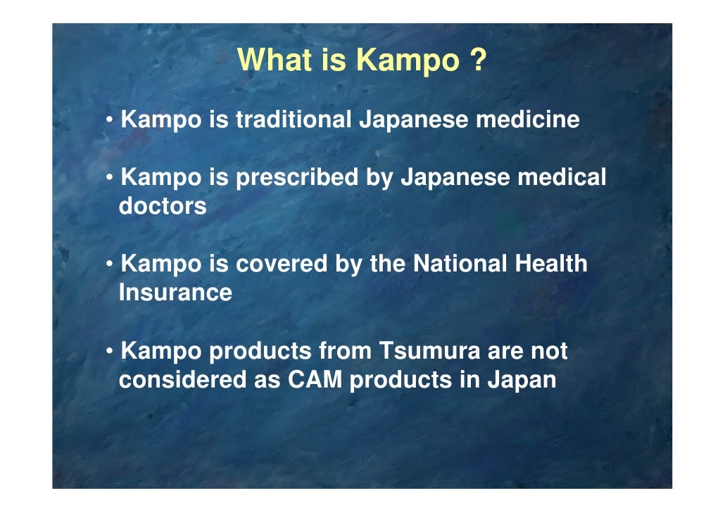 What is traditional Japanese Kampo medicine