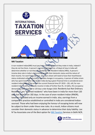 International Taxation | PDF