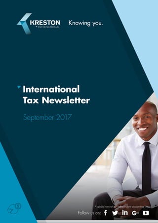A global network of independent accounting firms
International
Tax Newsletter
September 2017
 