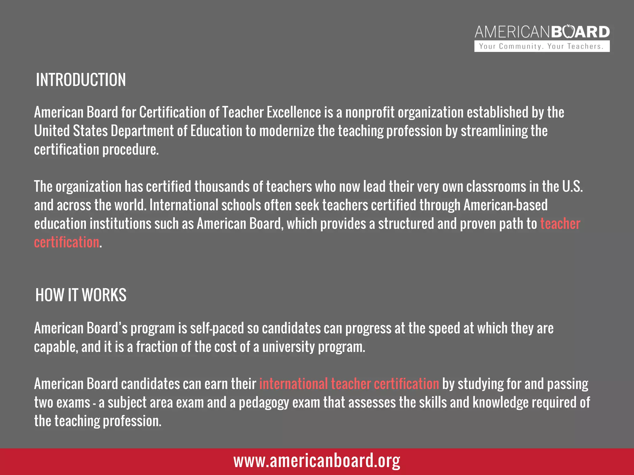 International teacher certification | PPT