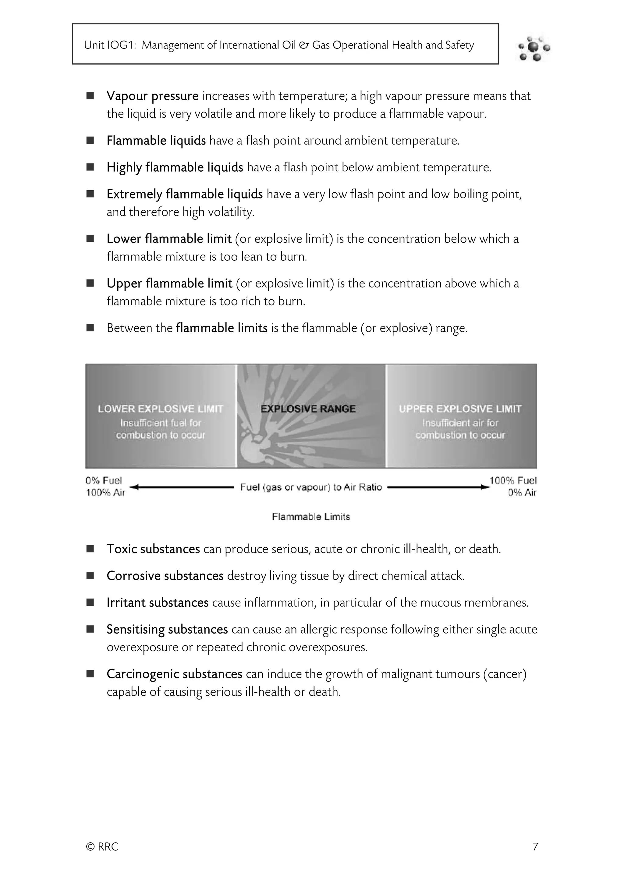 International technical certificate in oil and gas operational safety