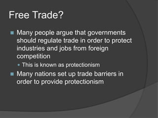 International Trade and protectionism.ppt