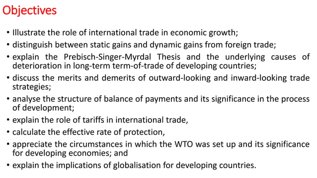 International trade and development | PPTX