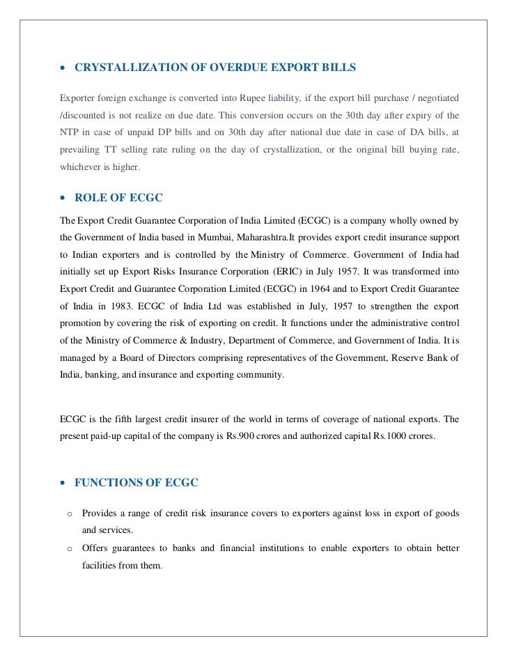 International Trade Finance Summer Internship Project - 