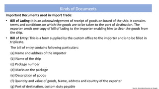 International Trade Logistics - Documentation.pptx
