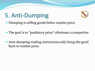 Dumping Trade Example International trade notes | PPTX