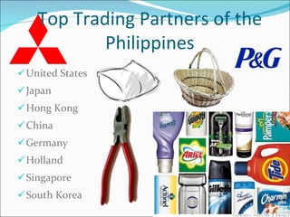 United States Japan Hong Kong China Germany Holland Singapore South Korea Top Trading Partners of the Philippines 