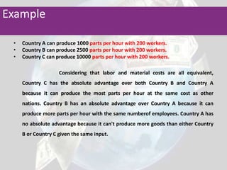 To export is good, to import is to be avoided