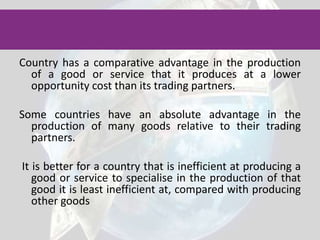 Problem with theory is that excludes the fact that in some cases it is good to import