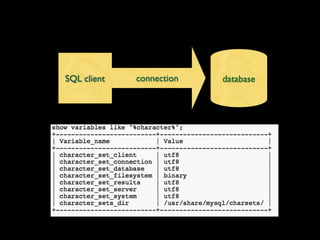 SQL client   connection   database
 