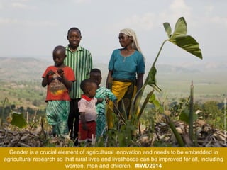 Celebrating gender in agriculture