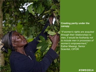 Celebrating gender in agriculture