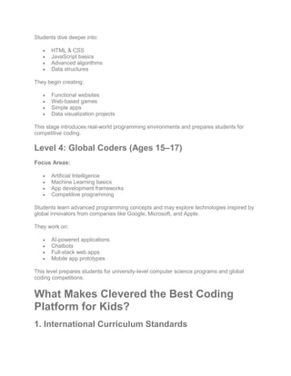International Young Coders Program - Shaping the Next Generation of ...
