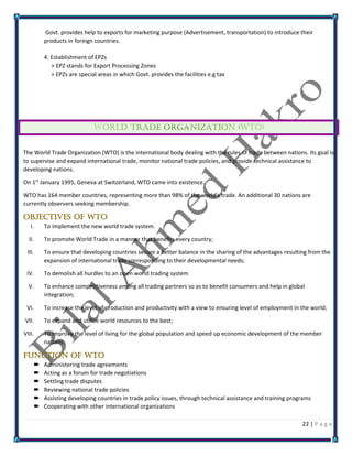 cpp 60 short notes | pdf | world trade organization |... Internatonal Business Notes Updated.pdf