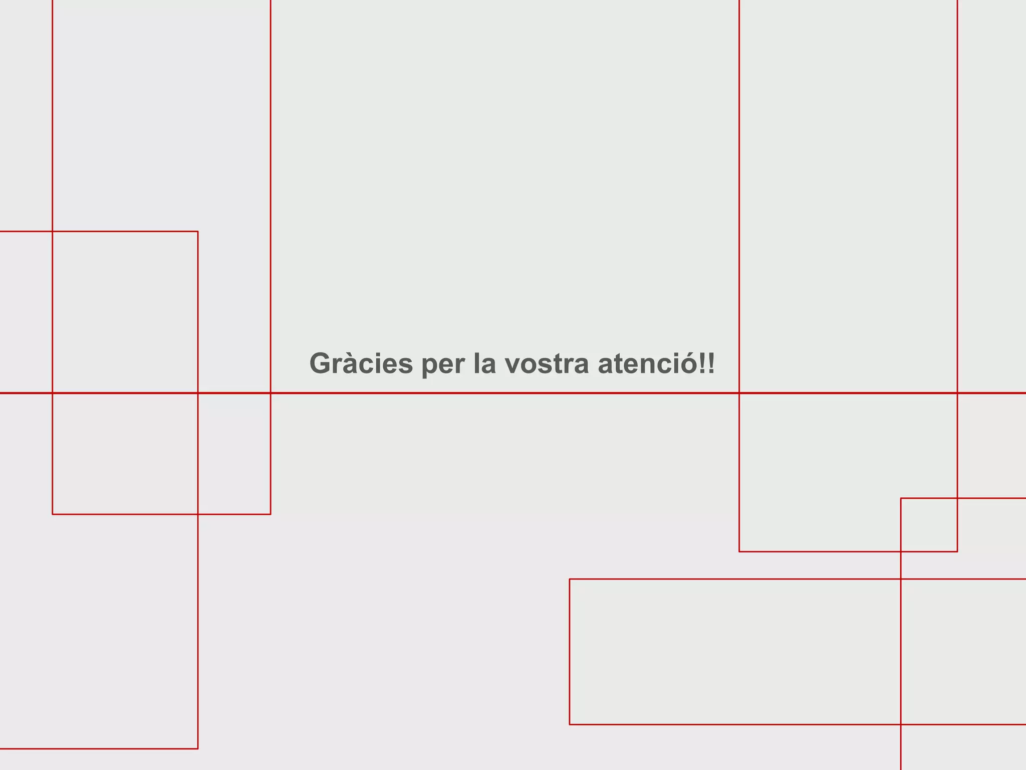 Gràcies per la vostra atenció!!
 