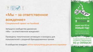 Охват кампании – 500 000 человек
В сообщество вступило более
2 000 участников
 