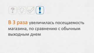 40 000 человек в сообществах бренда
Повышение лояльности пользователей за
счет организации оперативной реакции
компании на обращения клиентов
 