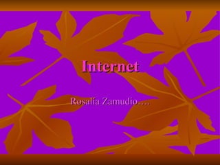 Internet Rosalía Zamudio…. 