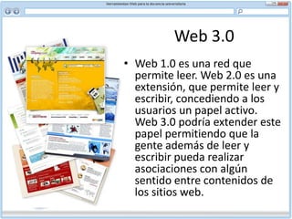 Web 1.0, 2.0, 3.0