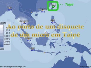 Ao porto de um disquete de um micro em Taipé