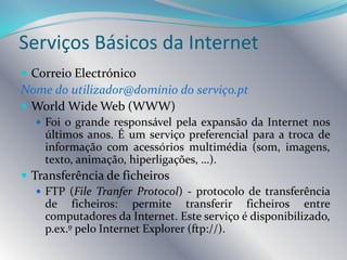 ADSL (Asymmetric Digital subscriberLine) – Consiste na divisão da linha telefónica numa linha analógica que continua a servir para o serviço fixo de telefone e outra para dados. Neste caso há a possibilidade de existir um serviço com preço fixocom ou sem limite de tráfego.