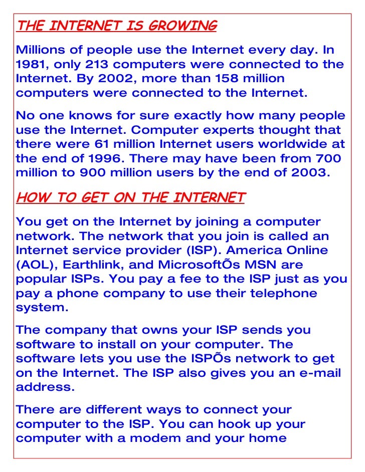 internet