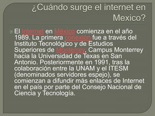 ¿Qué es internet?Internet es un conjunto descentralizado de redes de comunicación interconectadas que utilizan la familia de protocolosTCP/IP, garantizando que las redes físicas heterogéneas que la componen funcionen como una red lógica única, de alcance mundial