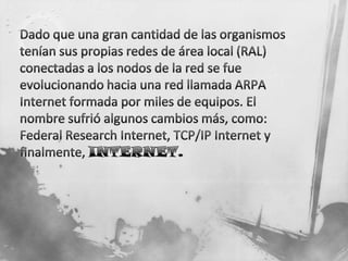 La World Wide Web (WWW) es un sistema de distribución de información basado en hipertexto o hipermedios enlazados y accesibles a través de Internet. QUE ES WWW?