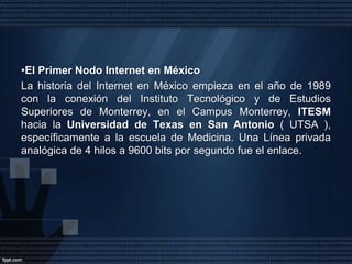 INTERNET EN MEXICO