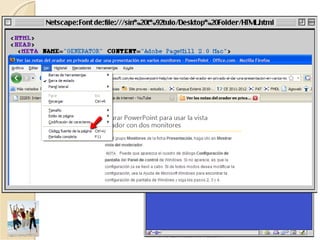 WWW (World Wide Web)
    HTML (HyperText Markup Lenguaje)

Llenguatge de programació utilitzat
     per crear pàgines web amb
 informació en format hipertextual
 