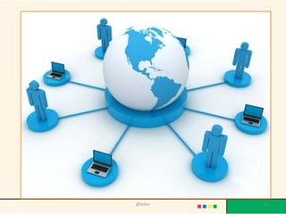 • Les fournisseurs d'accès disposent théoriquement
d'importants pouvoirs : ils peuvent par exemple bloquer ou
ralentir certains types de trafic, par exemple le
téléchargement en P2P.
• Depuis la création du Web, une règle non-écrite, dite de
"neutralité du Net", prévoit que les opérateurs ne font
pas de discrimination des contenus circulant sur le réseau :
quel que soit l'utilisateur ou le type de données, toutes les
informations doivent théoriquement circuler à la même
vitesse.
@telier 30
Pour chaque ordinateur
 