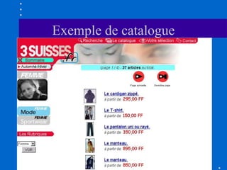 Exemple de catalogue

 