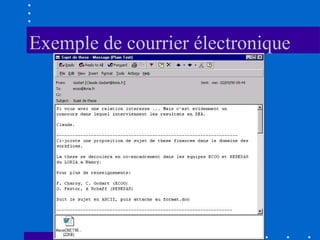 Exemple de courrier électronique

 