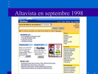 Altavista en septembre 1998

 