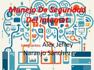 Manejo De Seguridad
Del Internet
Integrantes: Alex Jefrey
Naranjo Sánchez
 