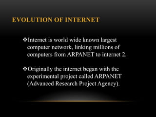 Internet | PPTX