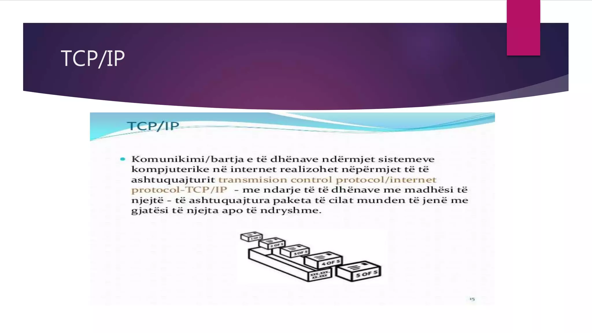 Modeli TCP/IP | PPTX