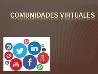 COMUNIDADES VIRTUALES
 